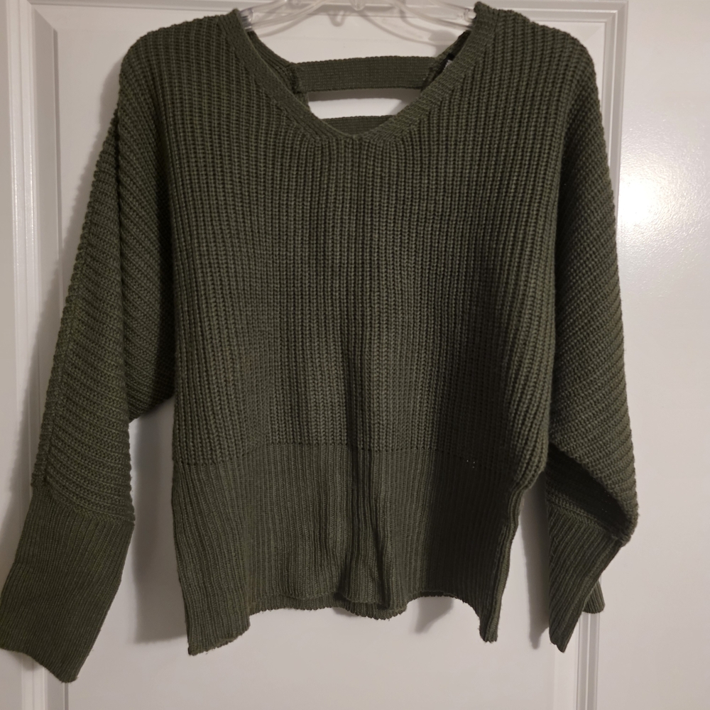 Fashion Nova Olive Green Sweater